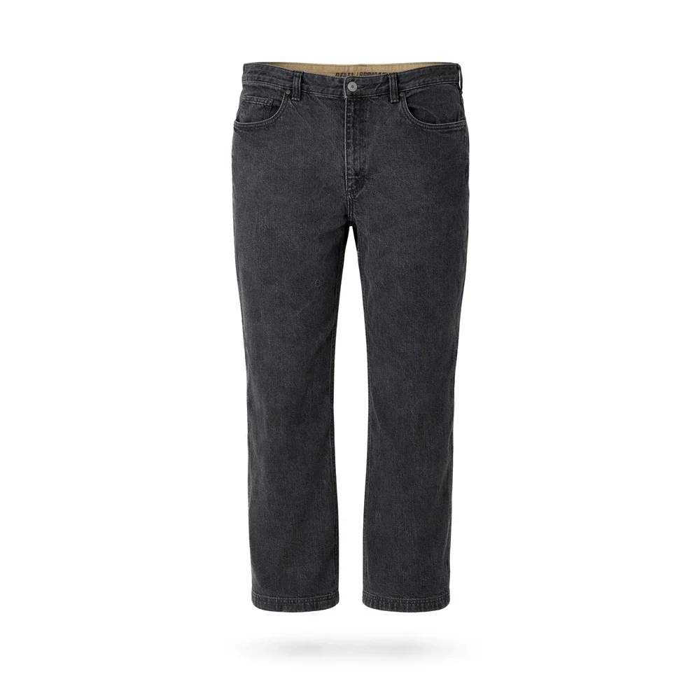 Duluth Trading Ballroom Flex Jeans Mens 42x32 Black Relaxed Fit Stretch Denim